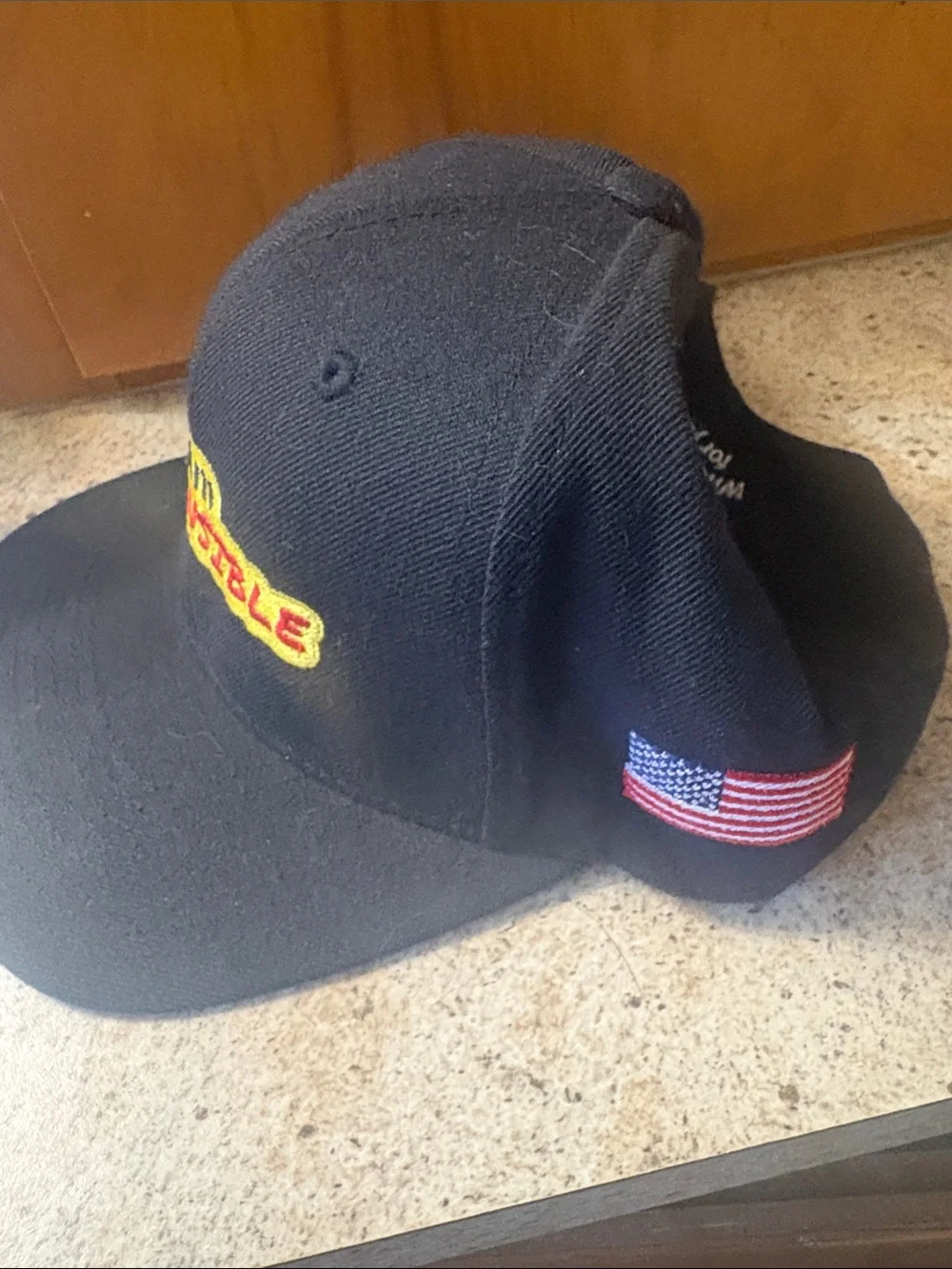 Black 'I Am Responsible' Embroidered Baseball Cap